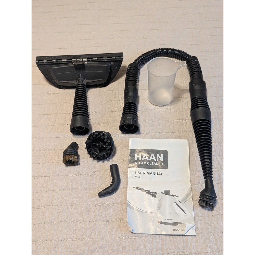 HAAN Handheld Steamer Cleaner attachments - 8 parts w Manual - FLAT SHIPPING